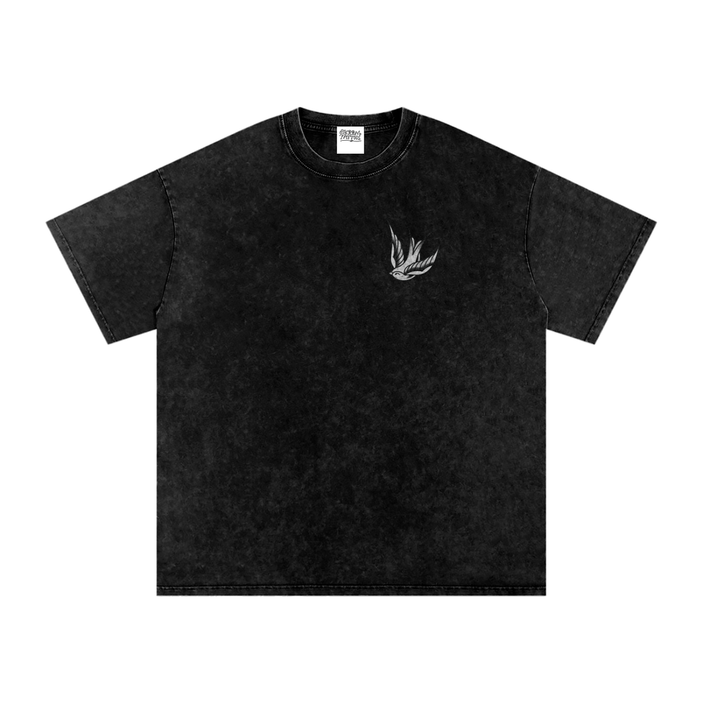 Snow Washed Oversized Mother Mary T-Shirt
