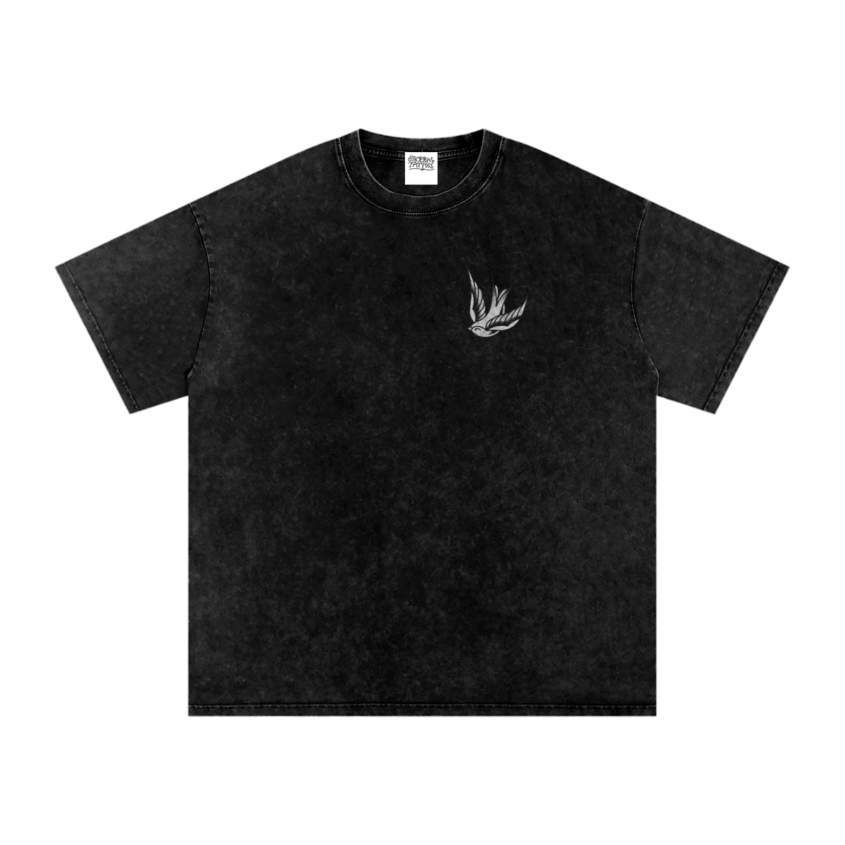 Snow Washed Oversized Mother Mary T-Shirt